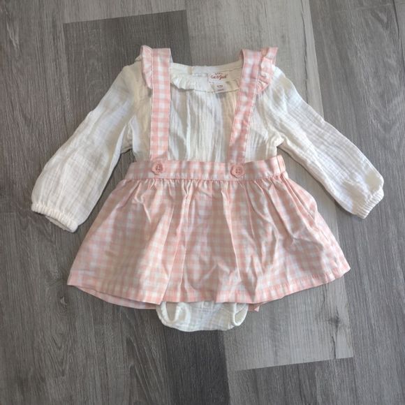 Cat & Jack Matching Sets Cat Jack Baby Girl Pink White Gingham